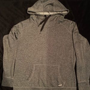 grey workout sweater